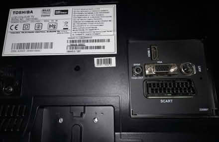 Photo of free 24" Toshiba Television for wall mounting (Bowerham LA1) #2