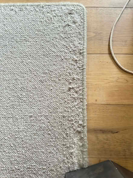 Photo of free Beige hand knotted Wool Rug (Clerkenwell EC1R) #3