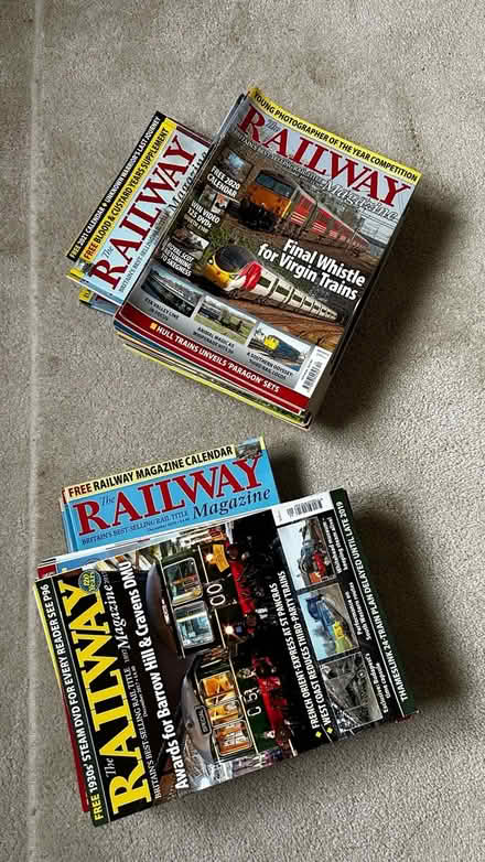 Photo of free Railway Magazines x 48 (Burley in Wharfedale) #1