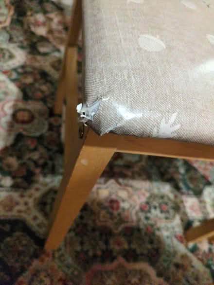 Photo of free 2 dining room table chairs (Badshot lea) #2