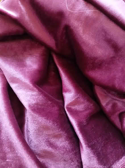 Photo of free 3.5 metres Rose stretch velvet (Tufnell Park N19) #1