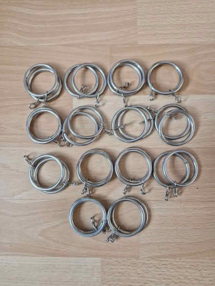 Photo of free Curtain rings - metal (Roslin EH25) #1