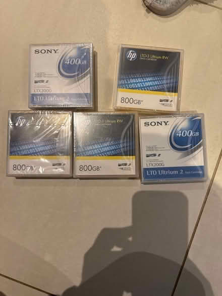 Photo of free LTO data cartridges (SG7) #1