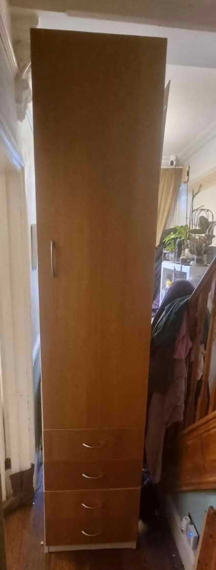 Photo of free Single Pax wardrobe, oak effect (Beckenham, BR3) #1