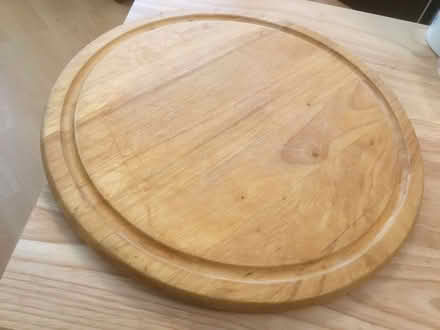 Photo of free Used round wooden cheese board (B62 near Blackheath) #1