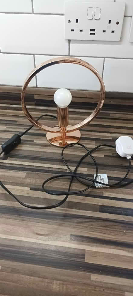 Photo of free Rose gold/copper lamp (West Wickham) #1