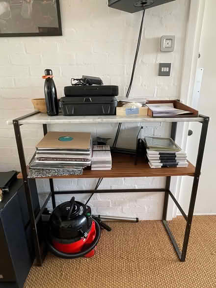 Photo of free Two marble and wood shelving units (Farringdon, EC1M) #1