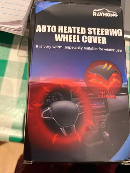 Photo of free Heated steering wheel cover (OX9) #1