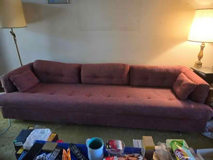 Photo of free 8' Sofa circa 1970 (Sunnyvale near Fremont High.) #1