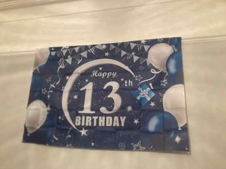 Photo of free Blue party decorations for 13 years (Waterloo) #2