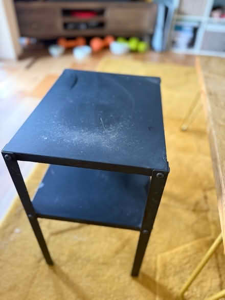 Photo of free Metal bedside table (Kennington SW9) #1