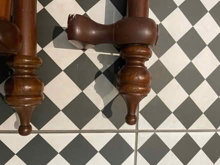 Photo of free 3wooden curtain poles (Wigston Leicester LE18 4UL) #2