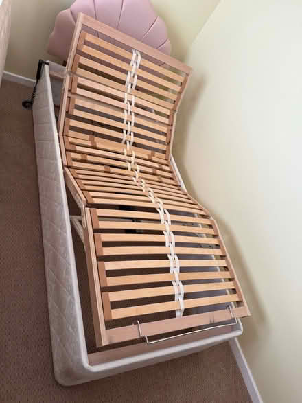 Photo of free Adjustable single bed frame & mattress (Bwlch LD3) #1