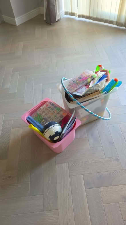 Photo of free Two boxes of kids toys, arts and craft, odds an ends. (DA2) #1