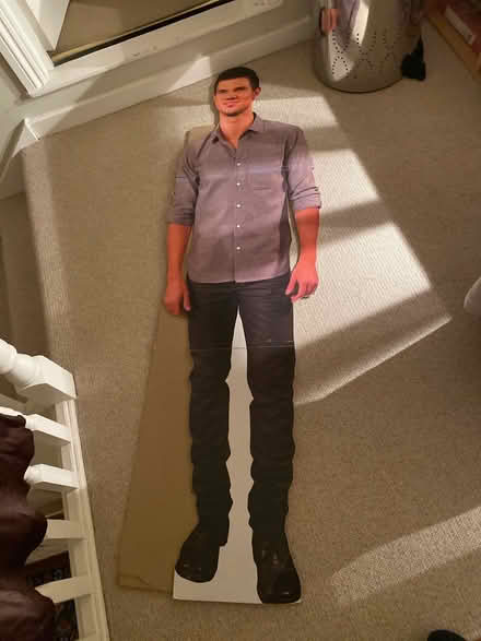 Photo of free Taylor Lautner cardboard cutout (Sevenoaks station) #1
