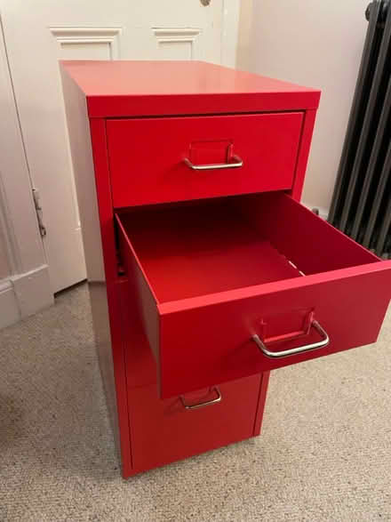 Photo of free Small red filing cabinet (Trinity EH5) #3