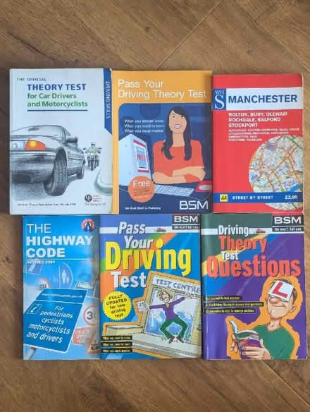 Photo of free Old driving theory books, Manchester map and old highway code (Moston M40) #1