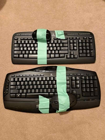 Photo of free Logitech keyboards, mouse, dongle (South Barrhaven - Stonebridge) #1