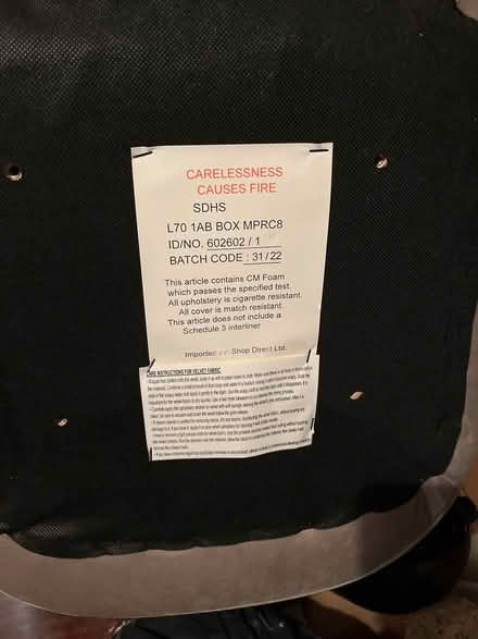 Photo of free 2 new chairs without legs (Worle BS22) #3