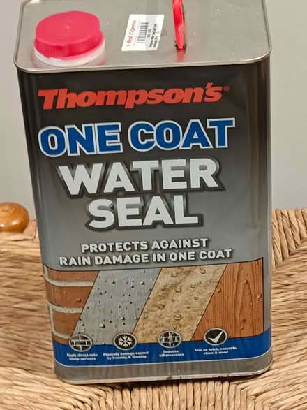Photo of free 5 Litre tin of one coat water seal (Lewes BN7) #1