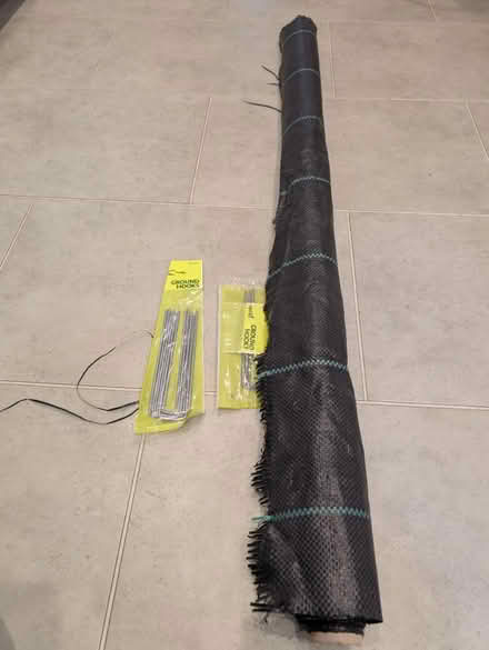 Photo of free Weed barrier and ground hooks (BN3, Poets Corner) #2