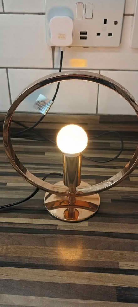Photo of free Rose gold/copper lamp (West Wickham) #2
