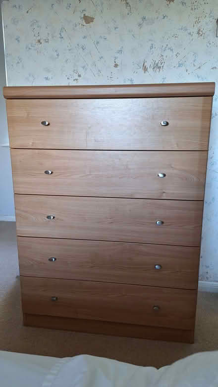 Photo of free MFI beech effect bedroom units (Pinkneys Green SL6) #1