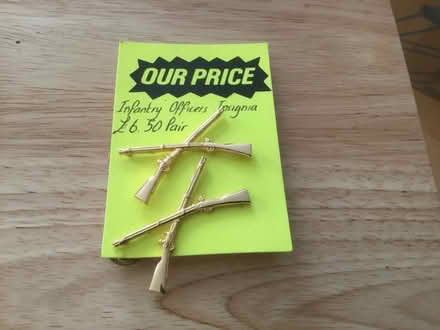 Photo of free Crossed rifles pin x2 (B62 near Blackheath) #1