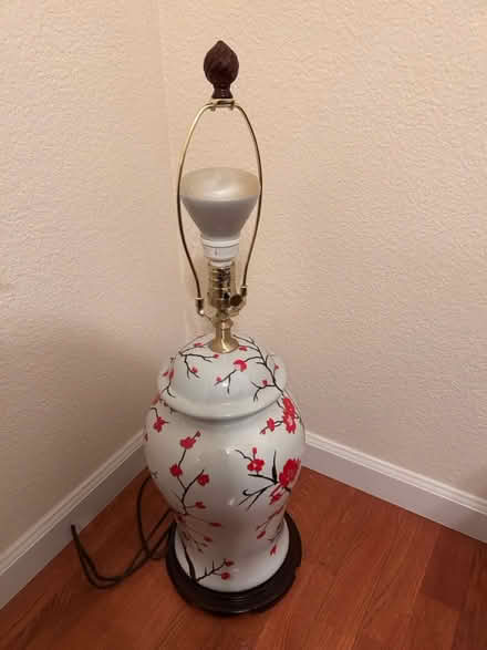 Photo of free Lamp with large ceramic base (east Petaluma) #2
