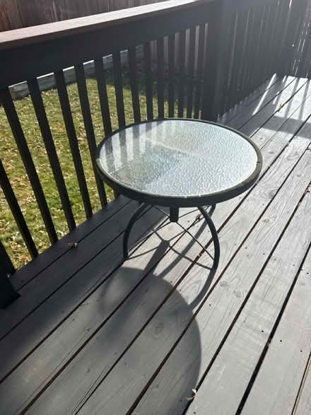 Photo of free Patio chairs and table (Near downtown Parker) #2