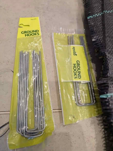 Photo of free Weed barrier and ground hooks (BN3, Poets Corner) #3