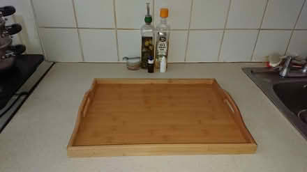Photo of free wooden dinner tray (Oxton, Birkenhead CH43) #1