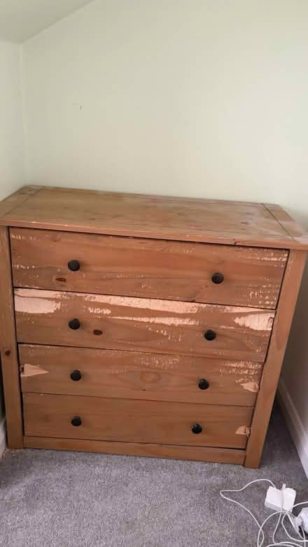 Photo of free Wooden Chest of Drawers (SE16) #1