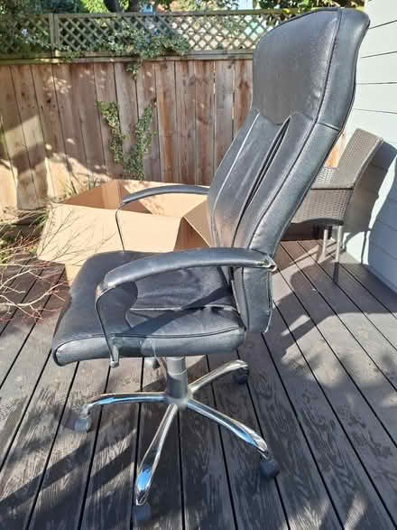 Photo of free Black office chair (Felixstowe) #3