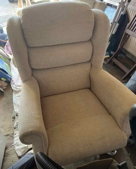 Photo of free sofa and matching chair (Chesterfield S44) #2