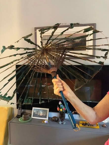 Photo of free two Chinese wood & paper sun shades (Carlington/Civic Hospital) #2