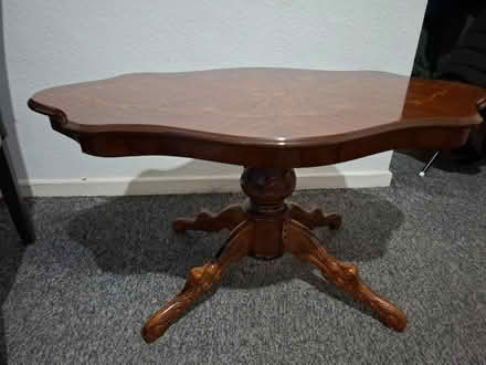 Photo of free Centre table plus 2 dining chairs (Bolton) #2