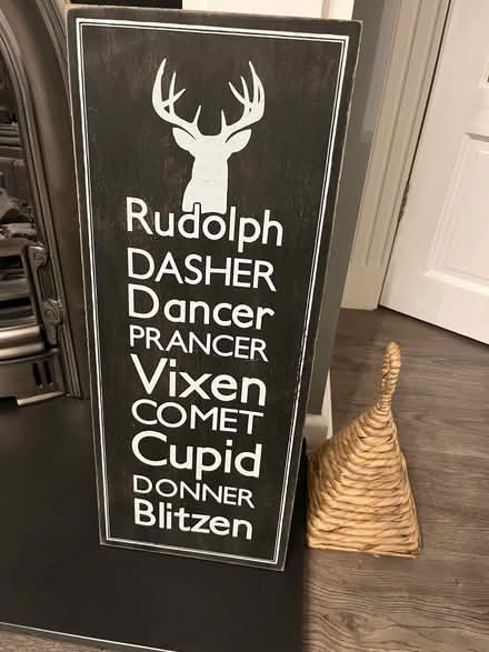 Photo of free Wooden Reindeer Sign (Monkmoor SY2) #1
