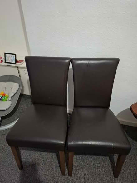 Photo of free Centre table plus 2 dining chairs (Bolton) #4