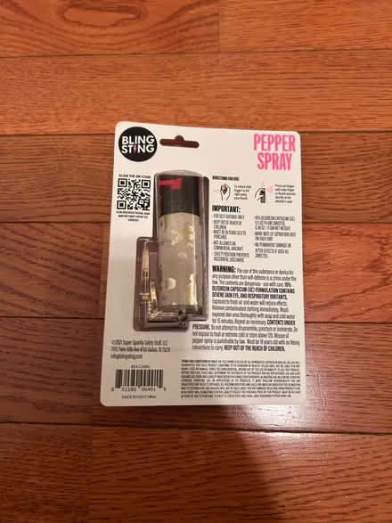 Photo of free Pepper spray (east Petaluma) #2
