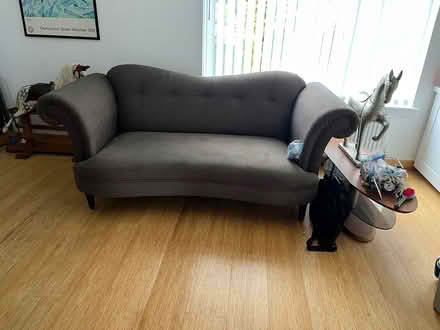 Photo of free brown fabric sofa (Bishopbriggs. G64 1TZ) #1
