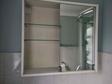 Photo of free Bathroom Cabinet with mirrored sliding doors. (Monkspath B90) #3