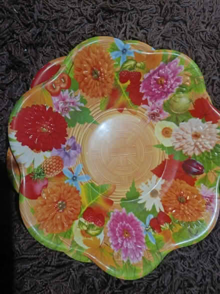 Photo of free Flower plastic plates (Upper Norwood SE19) #1