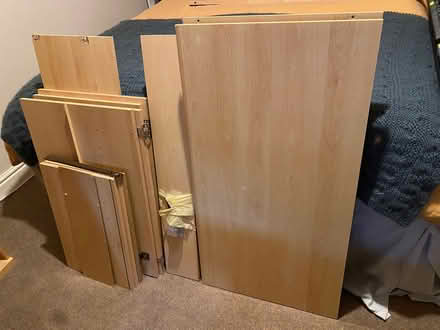 Photo of free Small computer desk with doors (Kendal LA9) #1