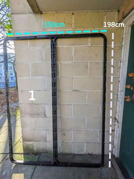 Photo of free Metal bed frame part (PL4 Greenbank.) #1