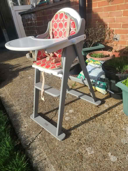 Photo of free highchair - grey with cushion and belts (Worthing BN11) #3