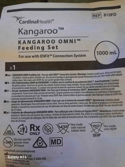 Photo of free Feeding Bags for Feeding Tube Pump (McNab and University) #1