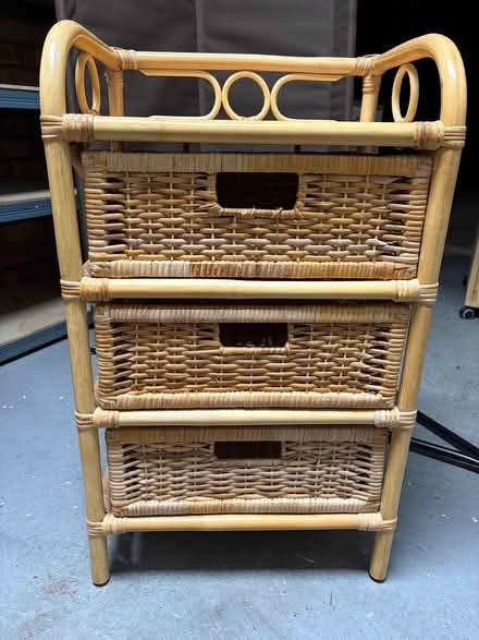 Photo of free Small natural rattan unit (Colchester, CO4 area) #1