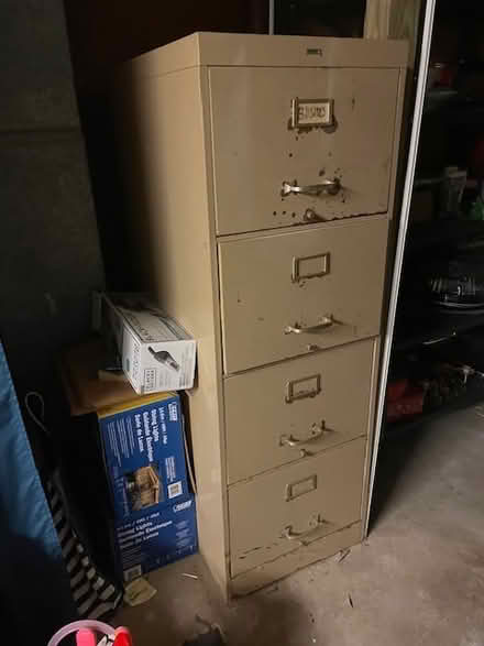 Photo of free steel file cabinet by Cole (Strafford/Wayne) #1