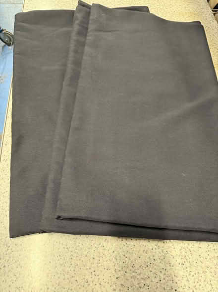 Photo of free Black tablecloth 90” x 90” (Surbiton KT6) #1